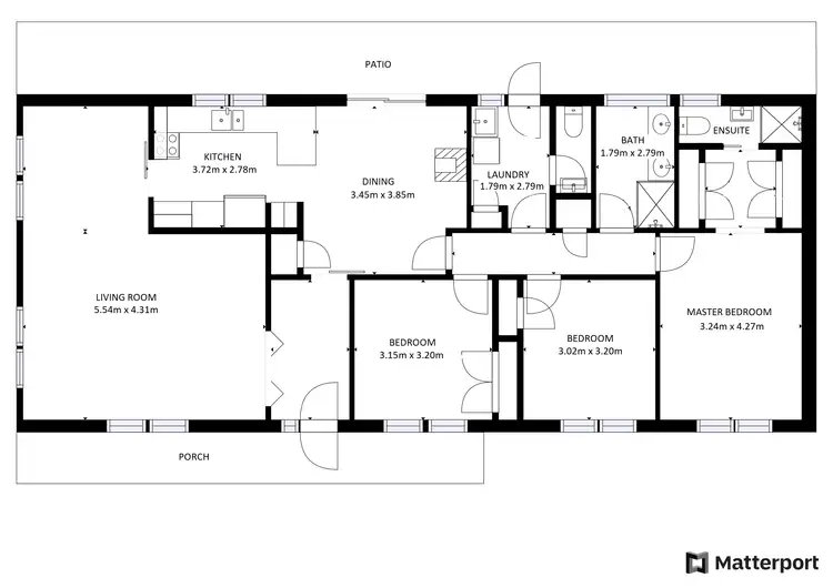 Floorplan of Homely house listing, 474 Osbornes Flat Road, Osbornes Flat VIC 3691