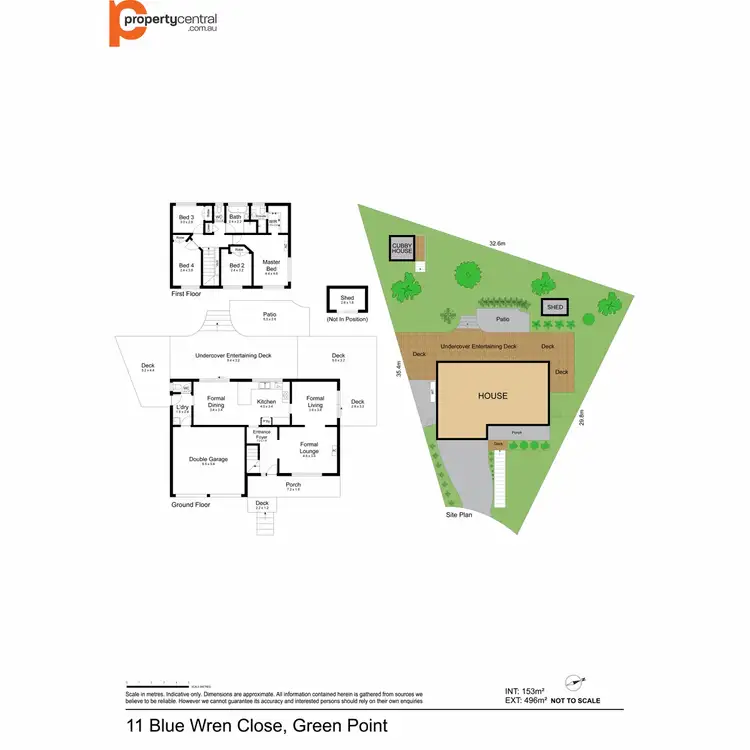 Floorplan of Homely house listing, 11 Blue Wren Close, Green Point NSW 2251