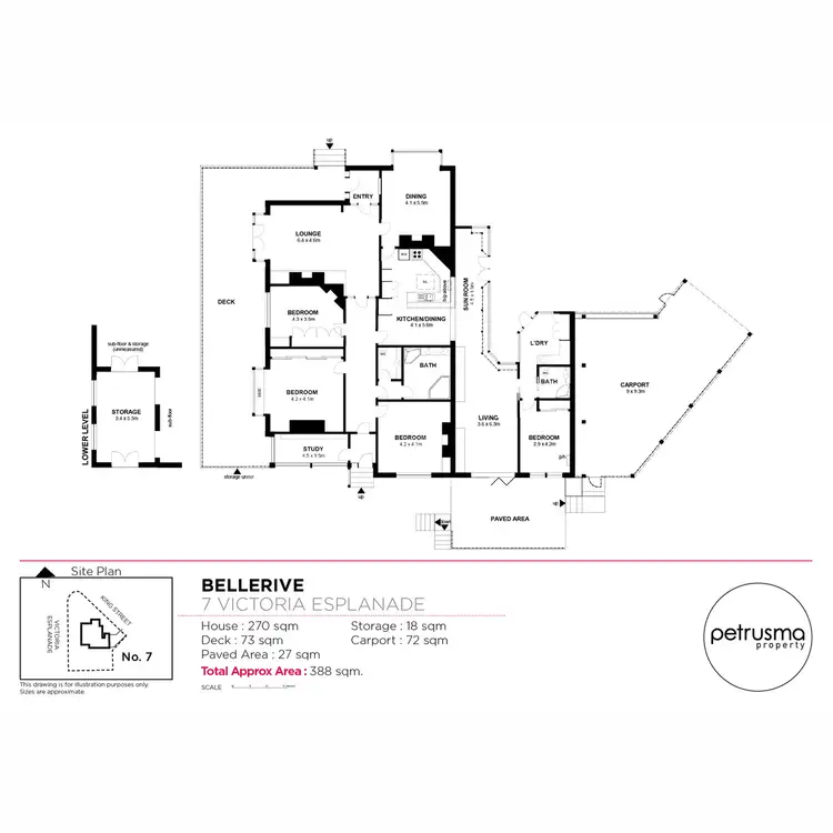 Floorplan of Homely house listing, 7 Victoria Esplanade, Bellerive TAS 7018