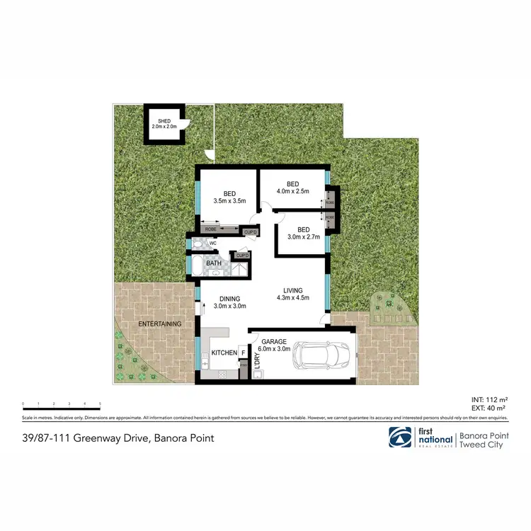 Floorplan of Homely villa listing, 39/87-111 Greenway Drive, Banora Point NSW 2486