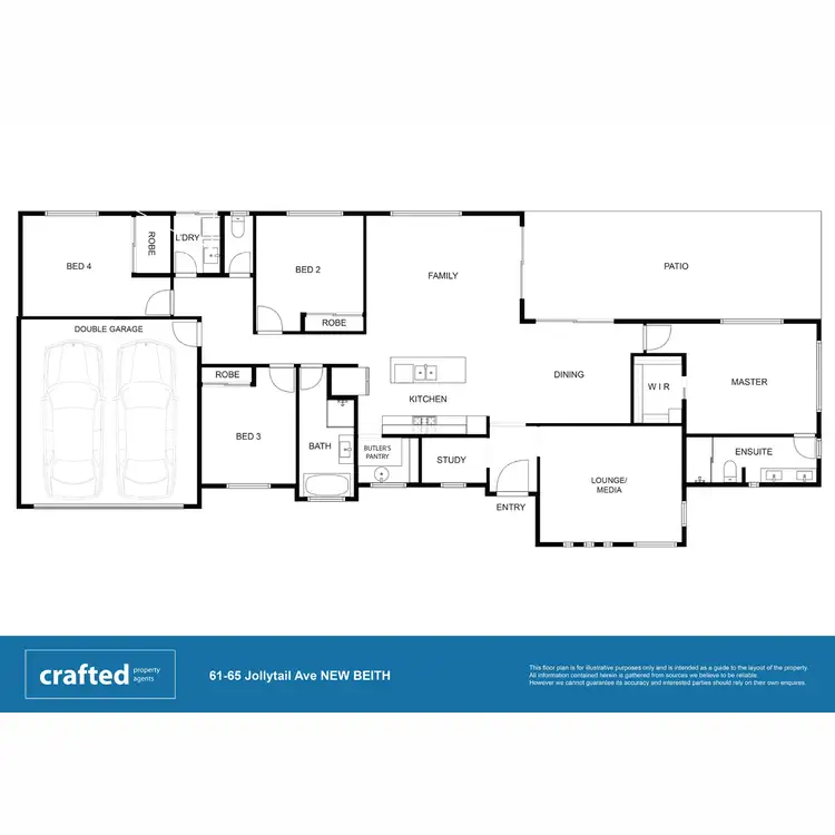 Floorplan of Homely house listing, 61 Jollytail Avenue, New Beith QLD 4124