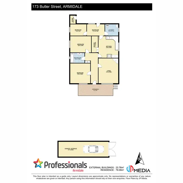 Floorplan of Homely house listing, 173 Butler Street, Armidale NSW 2350