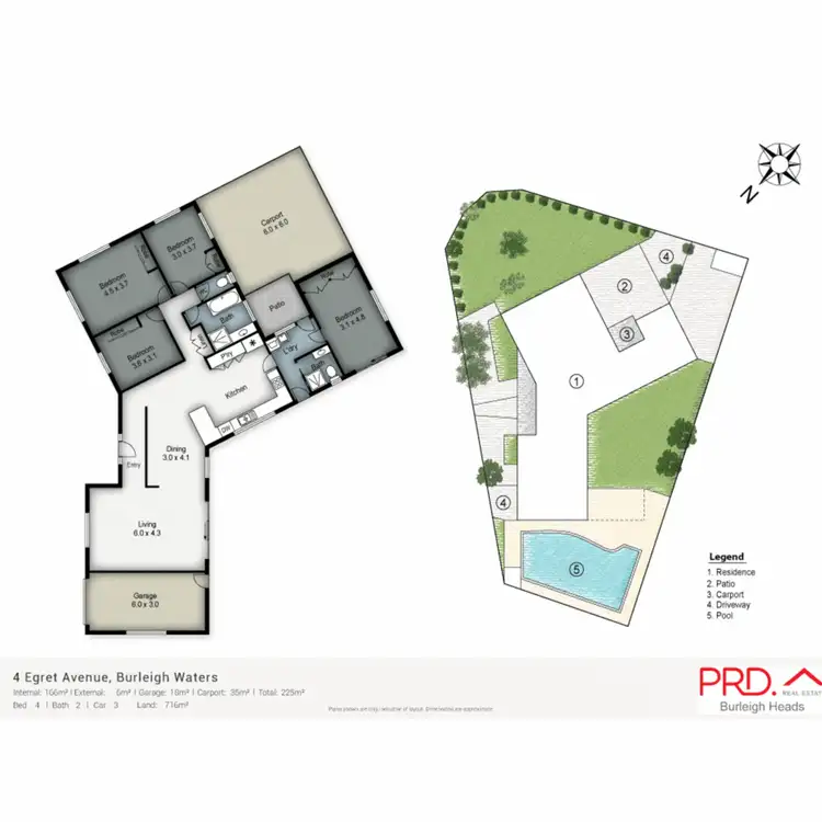 Floorplan of Homely house listing, 4 Egret Avenue, Burleigh Waters QLD 4220