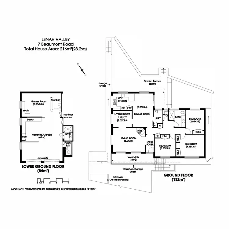 Floorplan of Homely house listing, 7 Beaumont Road, Lenah Valley TAS 7008