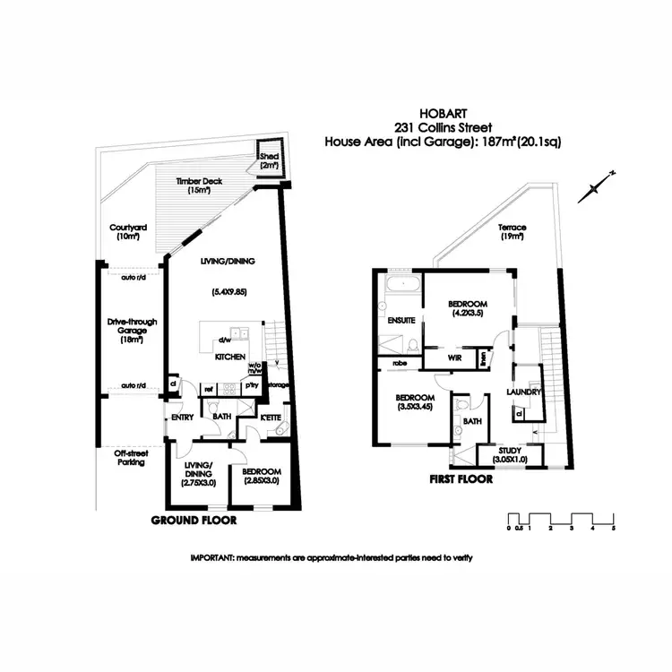 Floorplan of Homely house listing, 231 Collins Street, Hobart TAS 7000
