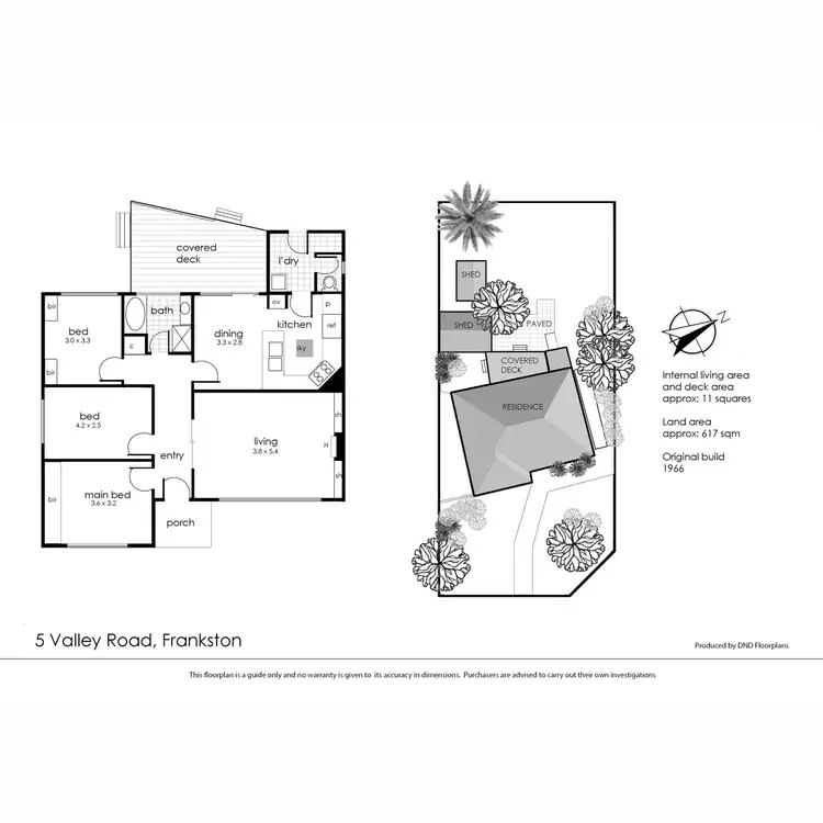 Floorplan of Homely house listing, 5 Valley Road, Frankston VIC 3199