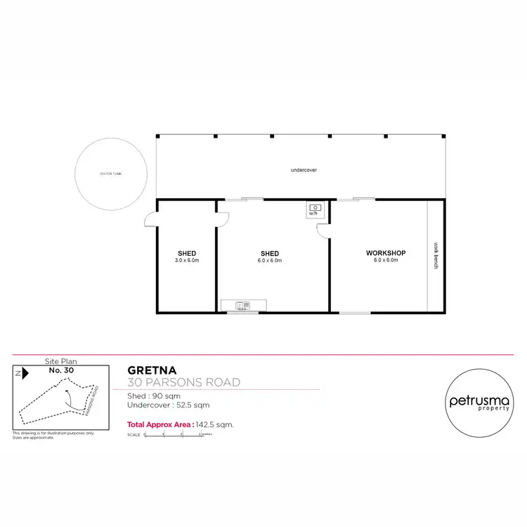 Floorplan of Homely house listing, 30 Parsons Road, Gretna TAS 7140