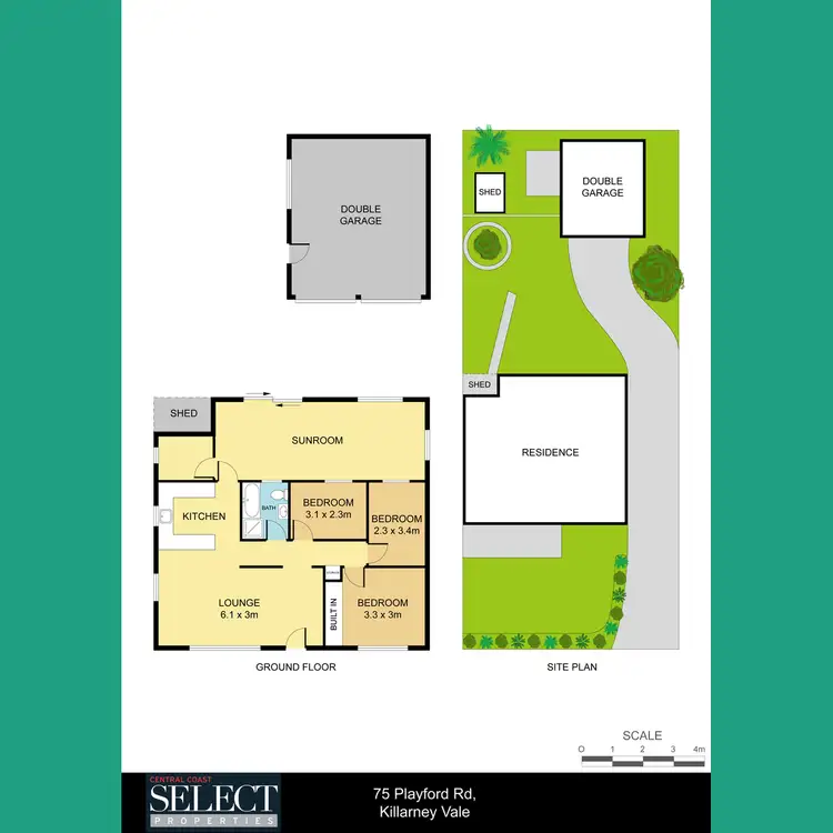 Floorplan of Homely house listing, 75 Playford Road, Killarney Vale NSW 2261