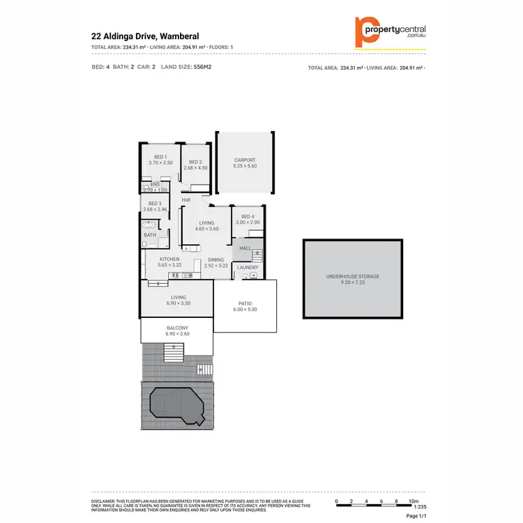 Floorplan of Homely house listing, 22 Aldinga Drive, Wamberal NSW 2260