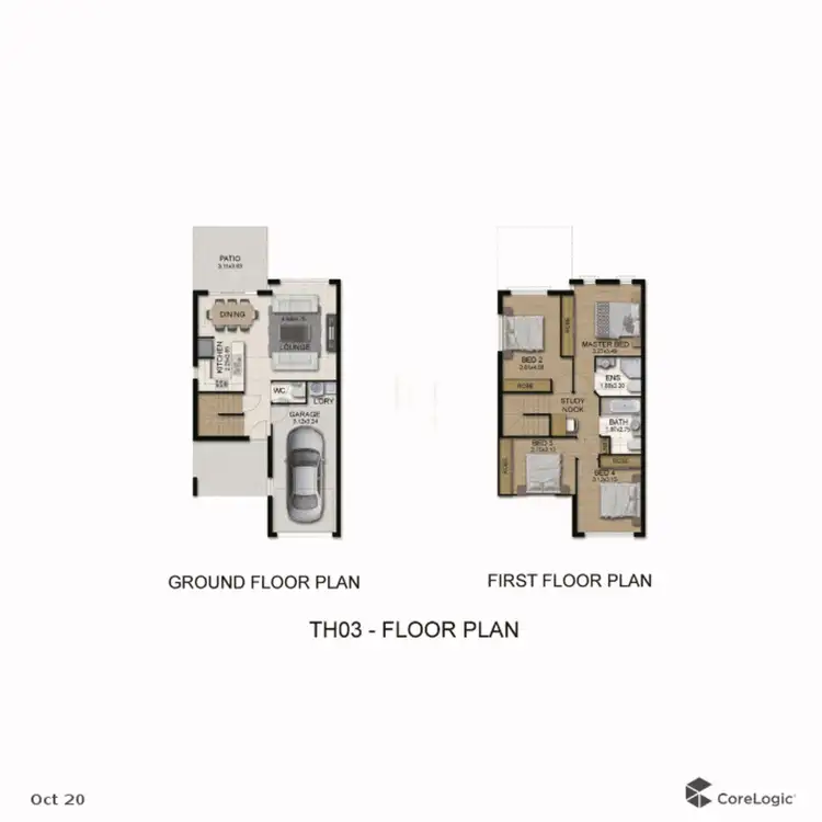 Floorplan of Homely townhouse listing, 11/38-40 School Road, Capalaba QLD 4157