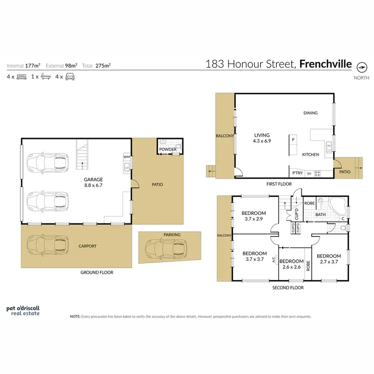 Floorplan of Homely house listing, 183 Honour Street, Frenchville QLD 4701