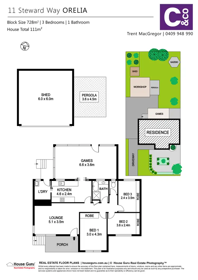 Floorplan of Homely house listing, 11 Steward Way, Orelia WA 6167