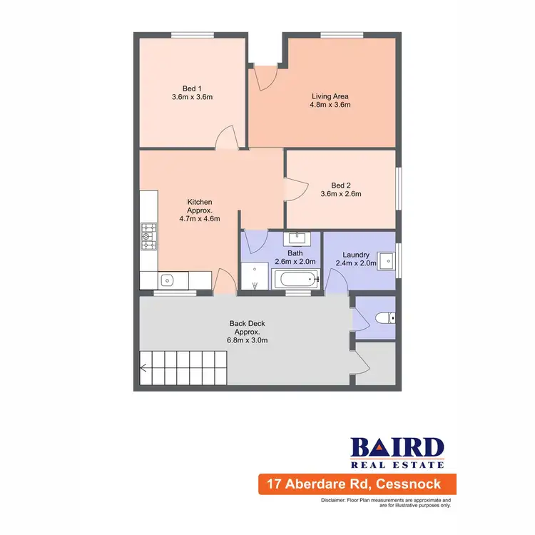 Floorplan of Homely house listing, 17 Aberdare Road, Cessnock NSW 2325