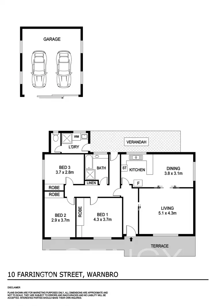 Floorplan of Homely house listing, 10 Farrington Street, Warnbro WA 6169