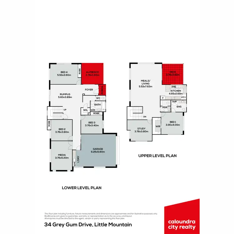 Floorplan of Homely house listing, 34 Grey Gum Drive, Little Mountain QLD 4551