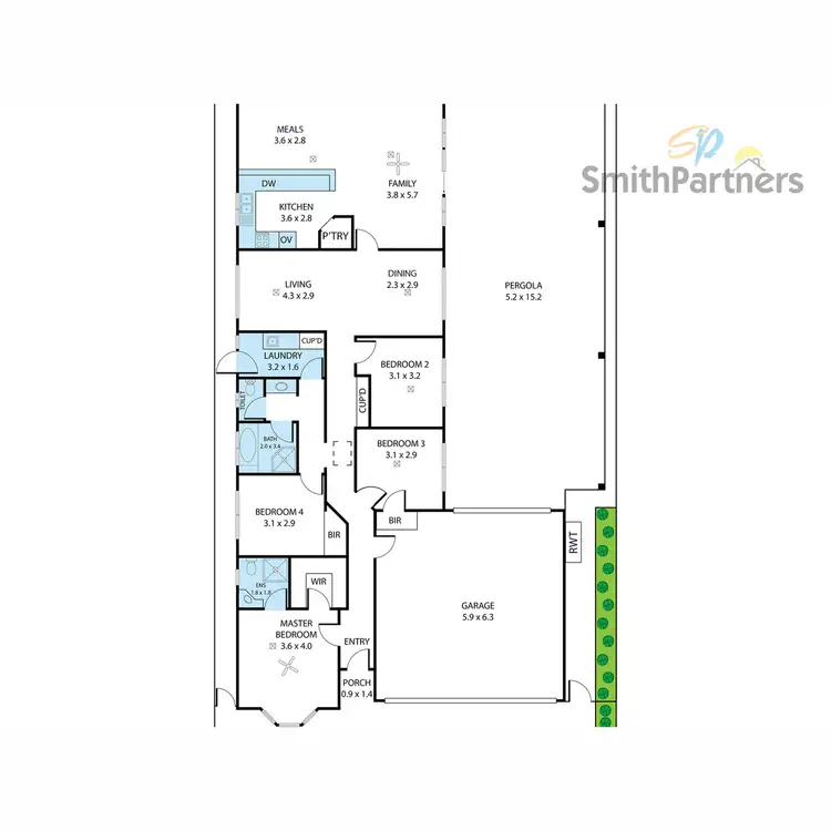 Floorplan of Homely house listing, 15 Waltham Forest Trail, Golden Grove SA 5125