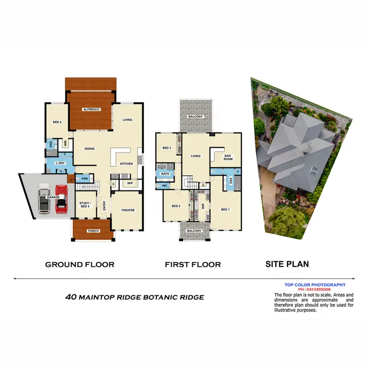 Floorplan of Homely house listing, 40 Maintop Ridge, Botanic Ridge VIC 3977