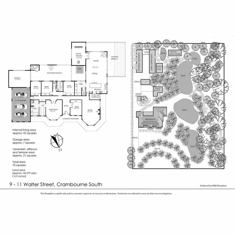 Floorplan of Homely rural property listing, 9-11 Walter Way, Cranbourne South VIC 3977