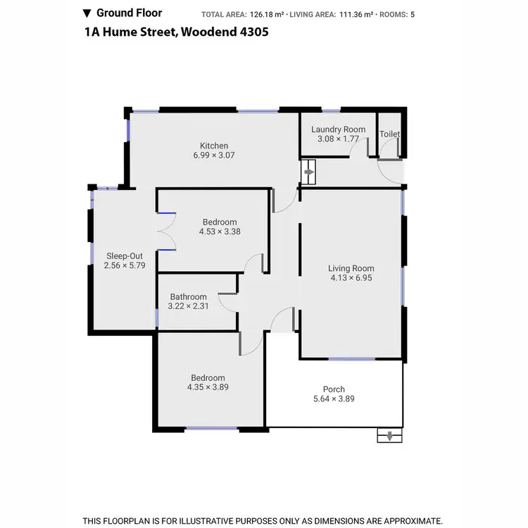 Floorplan of Homely house listing, 1a Hume Street, Woodend QLD 4305