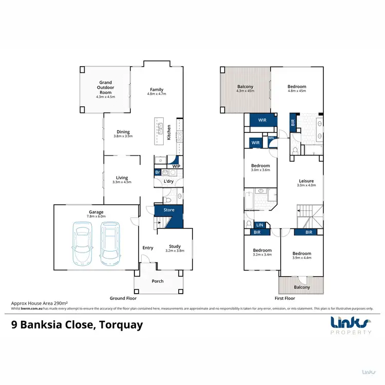 Floorplan of Homely house listing, 9 Banksia Close, Torquay VIC 3228