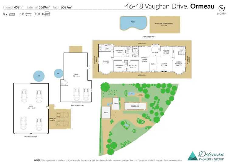 Floorplan of Homely house listing, 46 Vaughan Drive, Ormeau QLD 4208