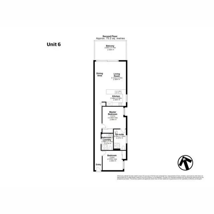 Floorplan of Homely unit listing, 6/403 Zillmere Road, Zillmere QLD 4034