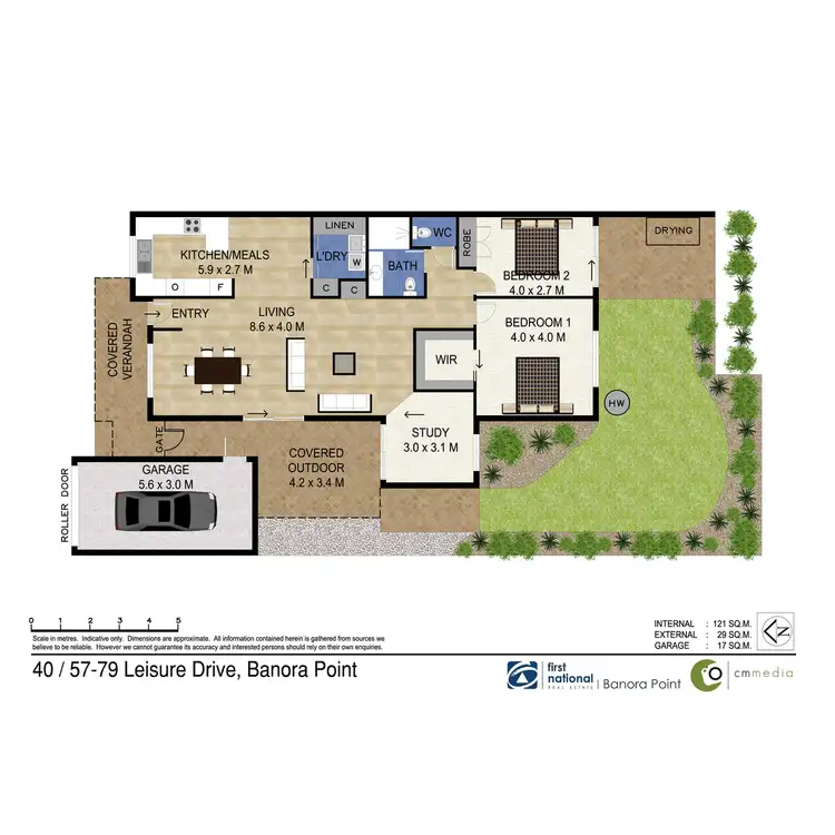 Floorplan of Homely villa listing, 40/57-59 Leisure Drive, Banora Point NSW 2486