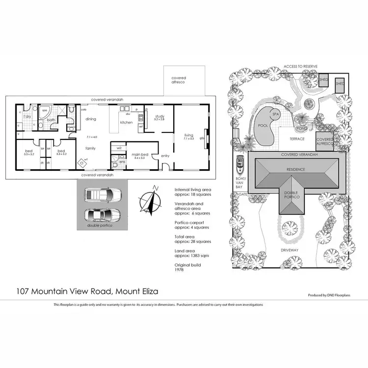 Floorplan of Homely house listing, 107 Mountain View Road, Mount Eliza VIC 3930