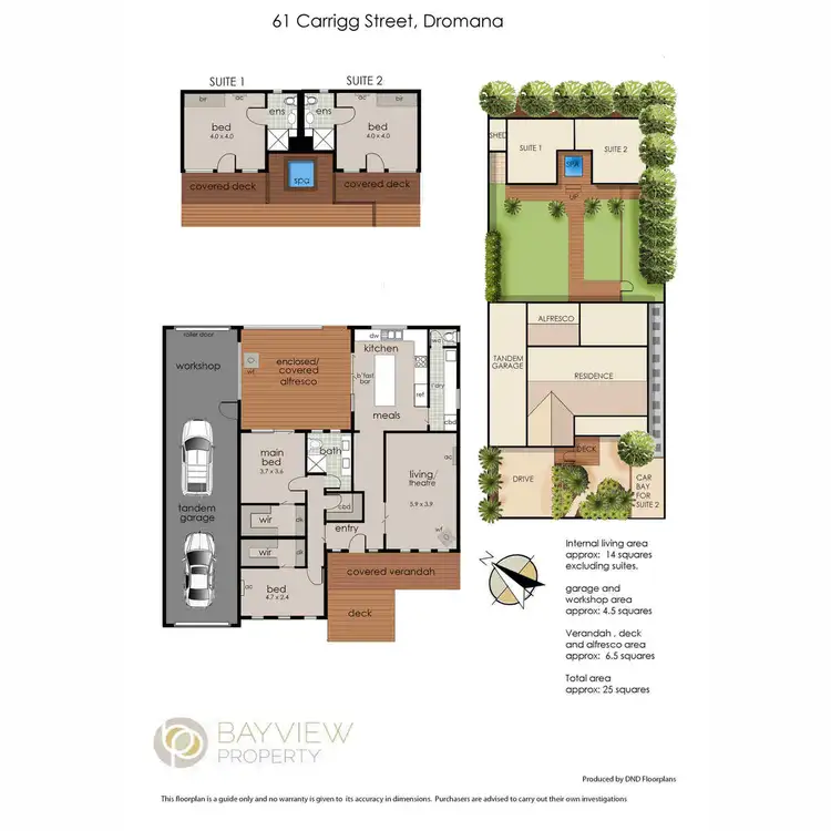 Floorplan of Homely house listing, 61 Carrigg Street, Dromana VIC 3936