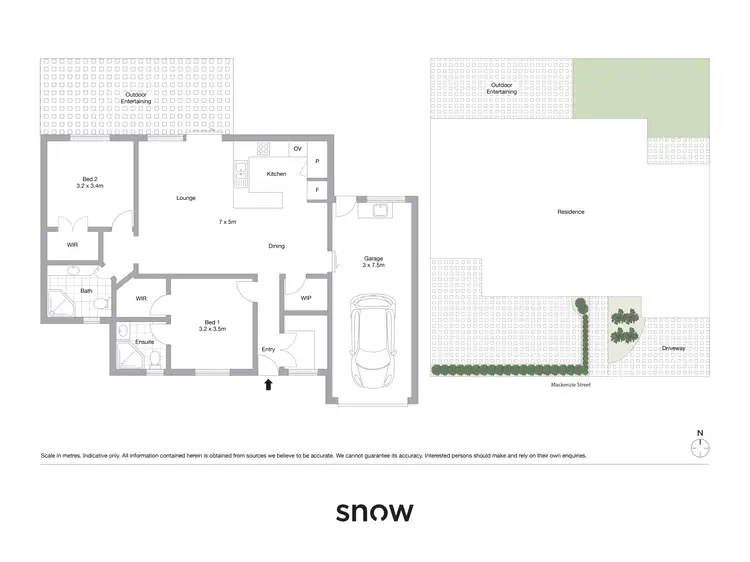 Floorplan of Homely unit listing, 2/244 Mackenzie Street, Rangeville QLD 4350