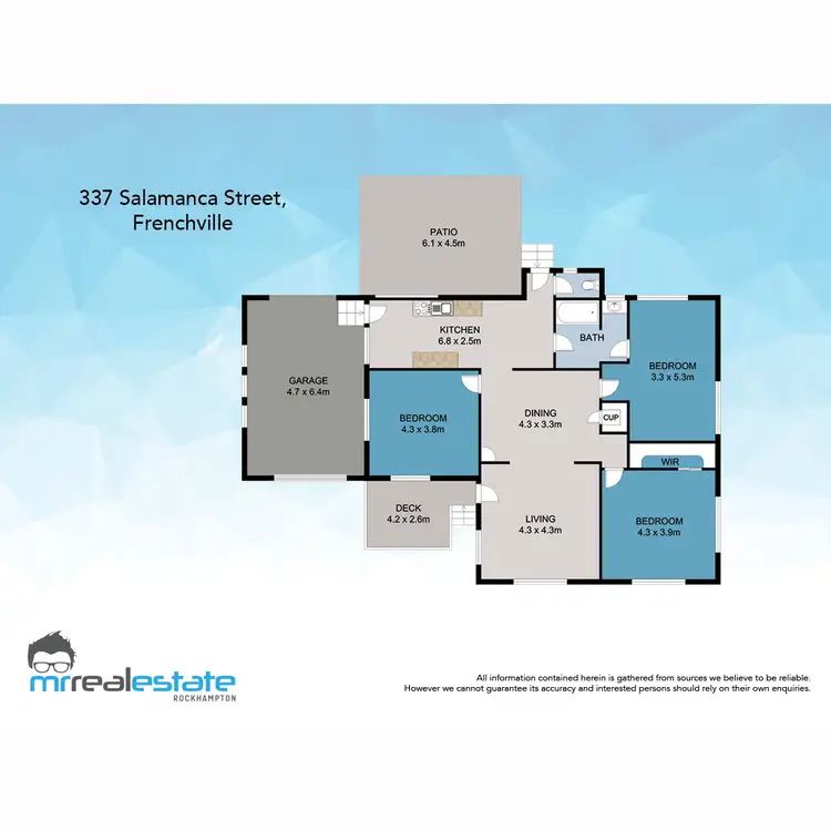 Floorplan of Homely house listing, 337 Salamanca Street, Frenchville QLD 4701