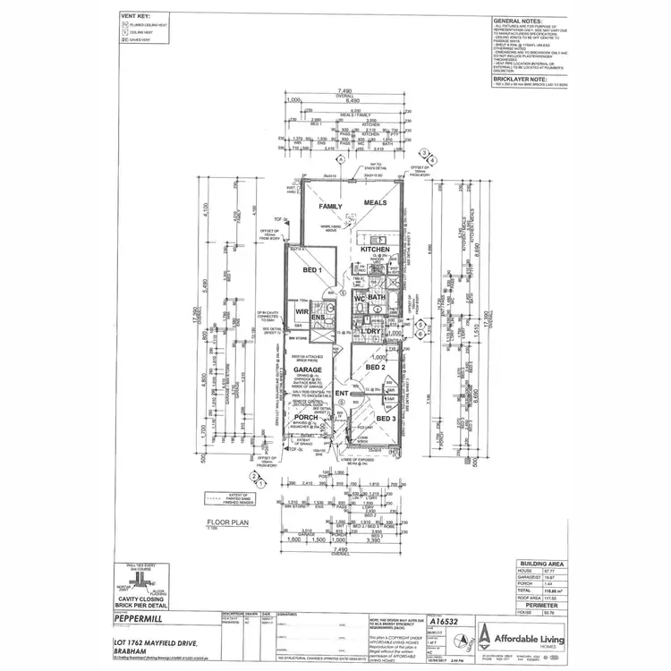 Floorplan of Homely house listing, 192 Mayfield Drive, Brabham WA 6055