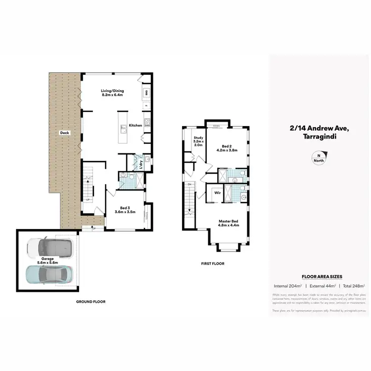 Floorplan of Homely house listing, House 2/14 Andrew Avenue, Tarragindi QLD 4121