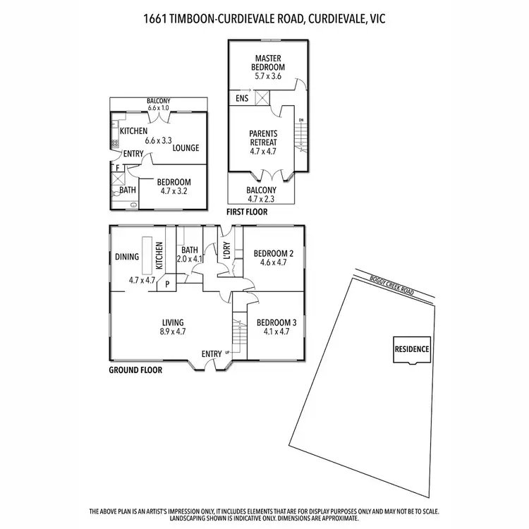 Floorplan of Homely house listing, 1661 Timboon - Curdievale Road, Curdievale VIC 3268