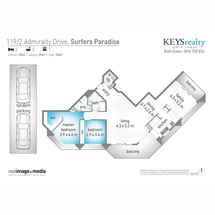 Floorplan of Homely apartment listing, 119/2 Admiralty Drive, Paradise Waters QLD 4217