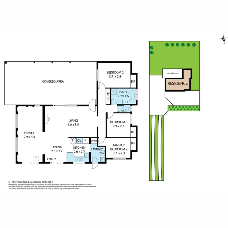 Floorplan of Homely house listing, 5 Thirlemere Road, Alexandra Hills QLD 4161