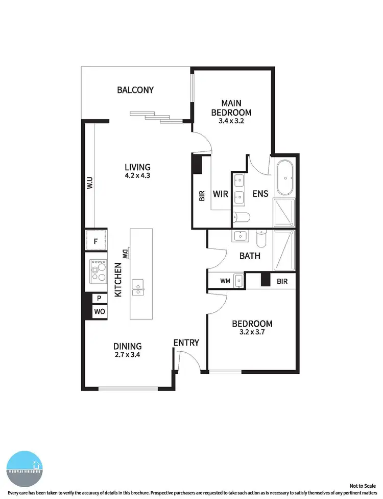 Floorplan of Homely apartment listing, 505/77 Hawthorn Road, Caulfield North VIC 3161