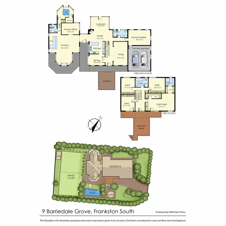 Floorplan of Homely house listing, 9 Barriedale Grove, Frankston South VIC 3199