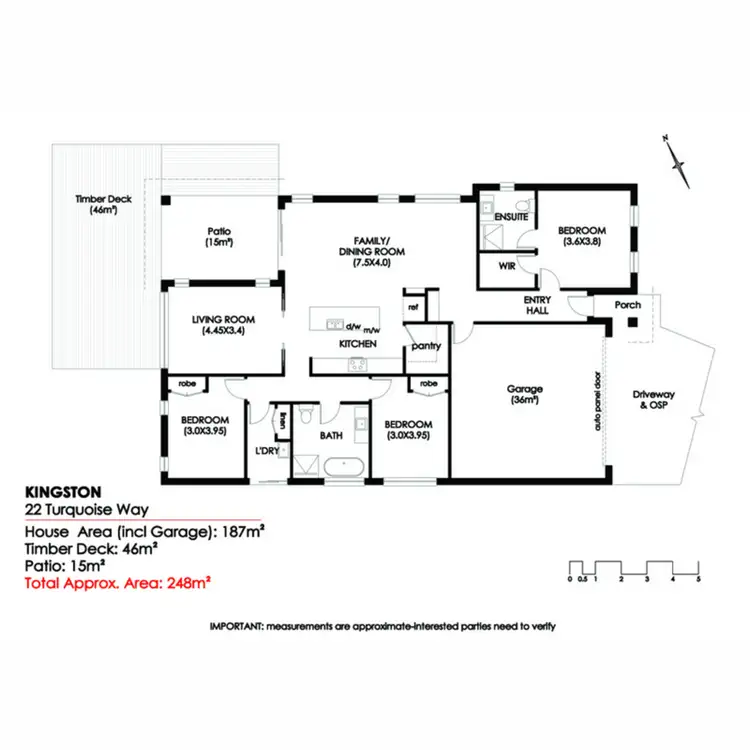 Floorplan of Homely house listing, 22 Turquoise Way, Kingston TAS 7050