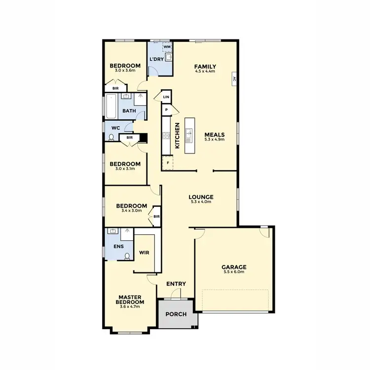 Floorplan of Homely house listing, 3 Warunda Parade, Point Cook VIC 3030