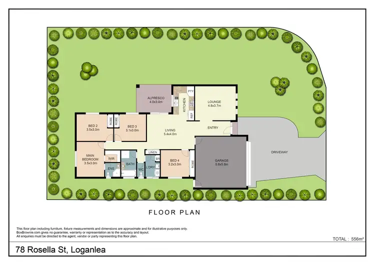 Floorplan of Homely house listing, 78 Rosella Street, Loganlea QLD 4131