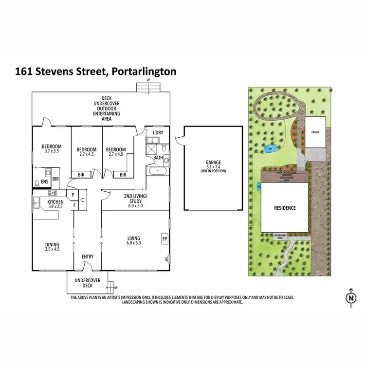 Floorplan of Homely house listing, 161 Stevens Street, Portarlington VIC 3223