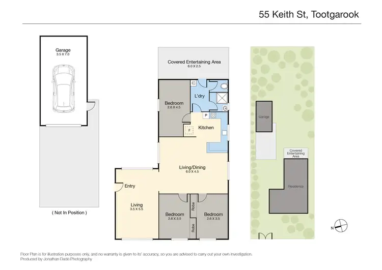 Floorplan of Homely house listing, 55 Keith Street, Tootgarook VIC 3941