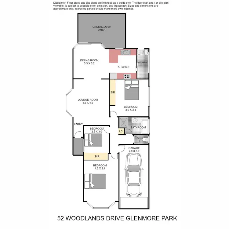 Floorplan of Homely house listing, 52 Woodlands Drive, Glenmore Park NSW 2745