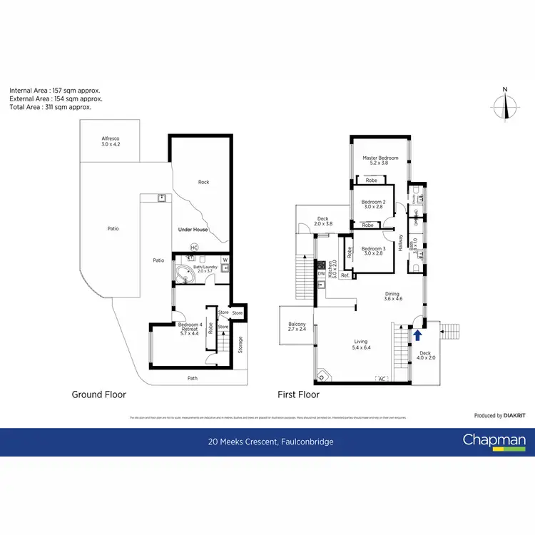 Floorplan of Homely house listing, 20 Meeks Crescent, Faulconbridge NSW 2776