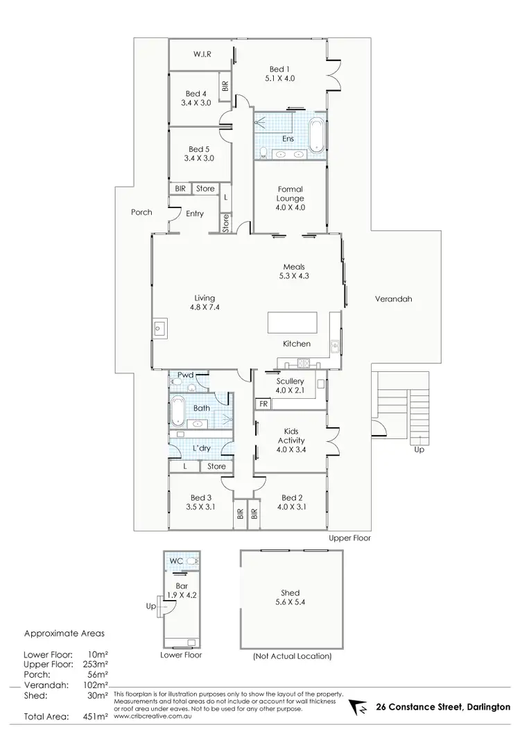 Floorplan of Homely house listing, 26 Constance Street, Darlington WA 6070