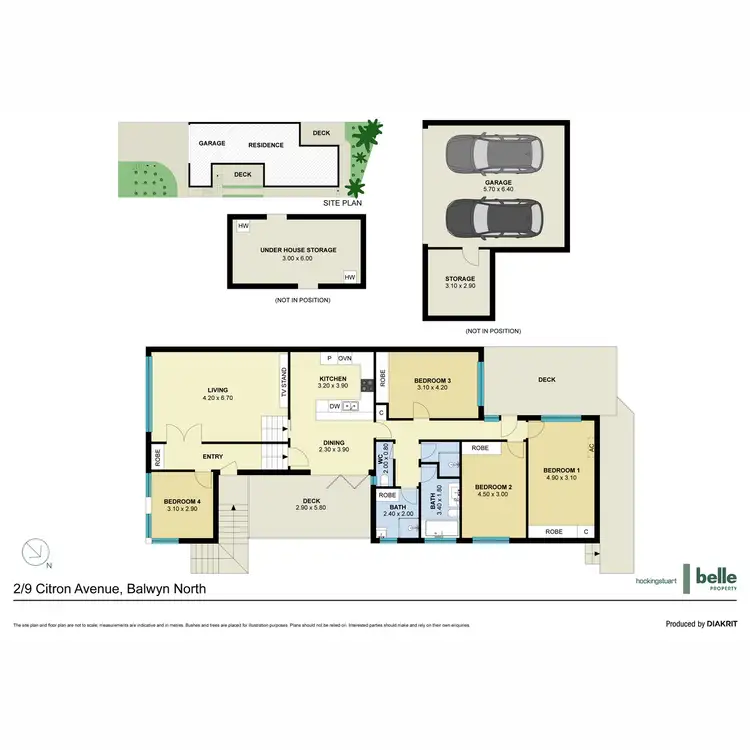 Floorplan of Homely townhouse listing, 2/9 Citron Avenue, Balwyn North VIC 3104