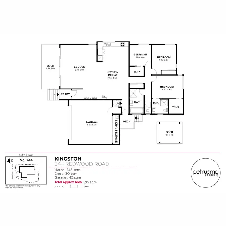 Floorplan of Homely house listing, 344 Redwood Road, Kingston TAS 7050