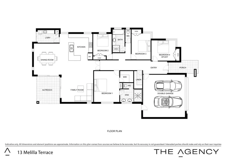 Floorplan of Homely house listing, 13 Melilla Terrace, Secret Harbour WA 6173