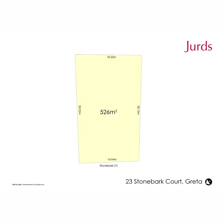 Floorplan of Homely land listing, 23 Stonebark Court, Greta NSW 2334
